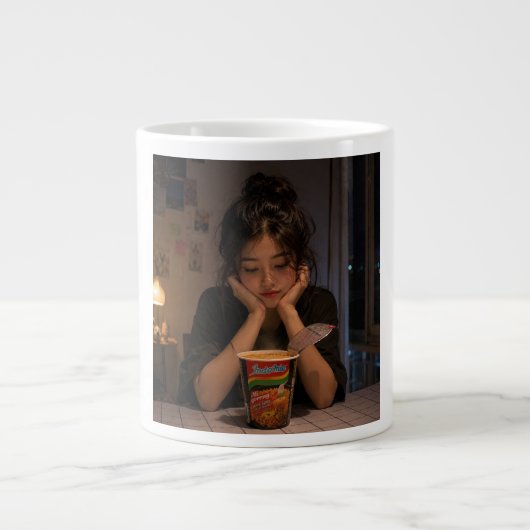 Noedelmeisje Grote Koffiekop (Voorkant)