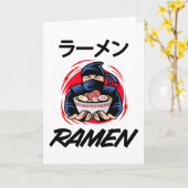 Noedels Anime Manga Grappig Schattig Japan Otaku N Kaart (Gele Bloem)