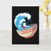 Noedels Anime Manga Grappig Schattig Japan Otaku O Kaart (Gele Bloem)