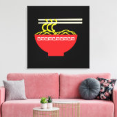 Noedels Canvas Afdruk (Insitu (Woonkamer))