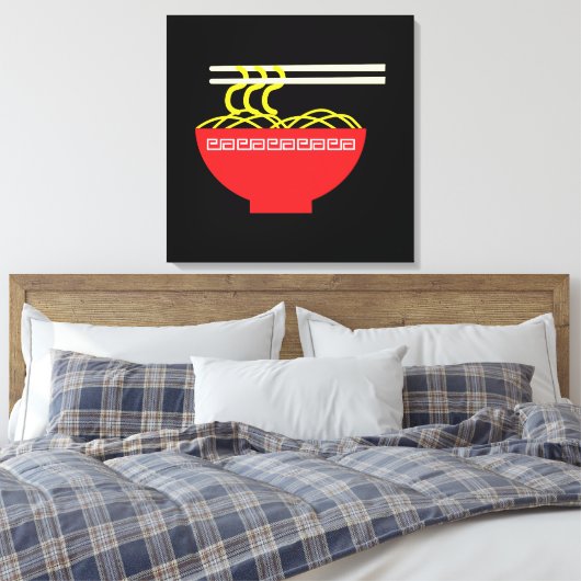 Noedels Canvas Afdruk (Insitu (Slaapkamer))