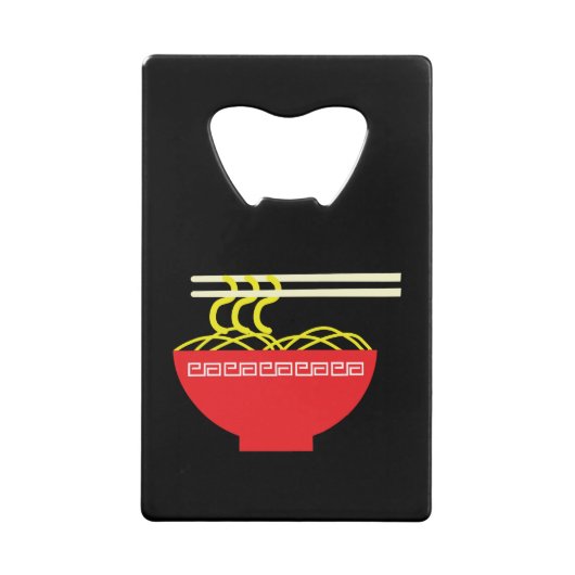 Noedels Creditkaart Flessenopener (Voorkant)