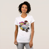 Noedels en noedels van Doodles en Poodles T-Shirt (Voorkant volledig)