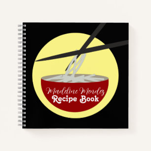 Noedels Eten Chef Kook Recept Notitieboek