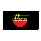 Noedels Etiket (Voorkant)