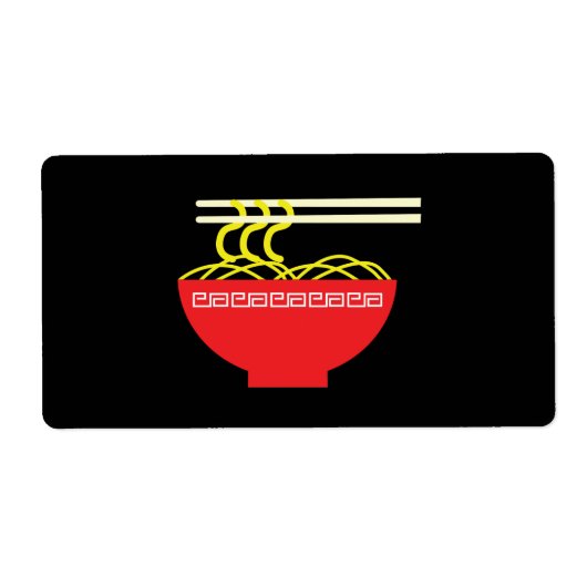 Noedels Etiket (Voorkant)