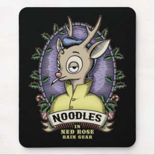 Noedels in Ned Roos Rain Gear Muismat