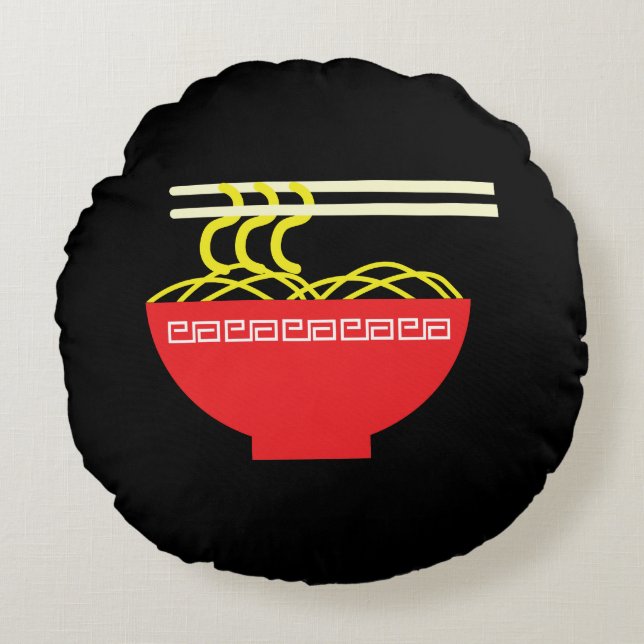 Noedels Rond Kussen (Voorkant)