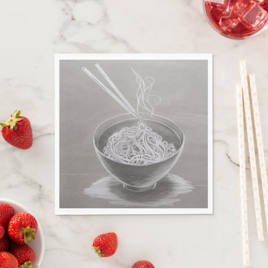 Noedels - Standaard Luncheon Papieren Servetten (Insitu)