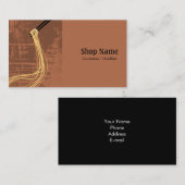 noedelwinkel visitekaartje (Voorkant / Achterkant)