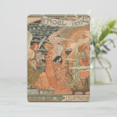 Noel 1893 Kerst Kaart (Staand voorkant)