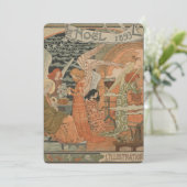 Noel 1893 Kerst Kaart (Staand voorkant)