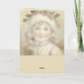 Noel a Paris collage Feestdagen Kaart (Achterkant)