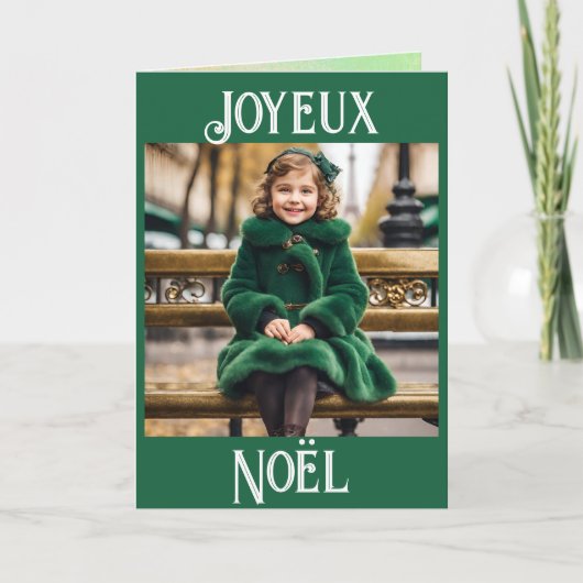 Noel a Paris no2 Feestdagen Kaart (Voorkant)