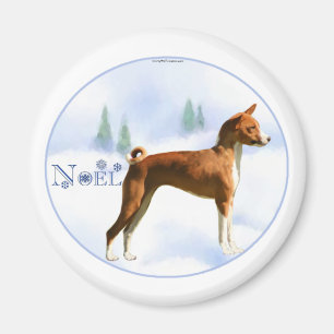 Noel Basenji Magnet
