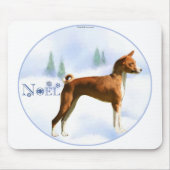 Noel Basenji Mousepad Muismat (Voorkant)