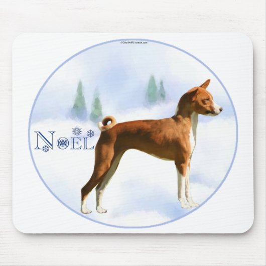 Noel Basenji Mousepad Muismat (Voorkant)