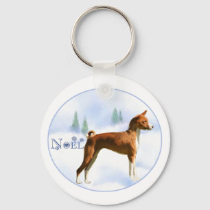 Noel Basenji Sleutelhanger