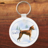Noel Basenji Sleutelhanger (Voorkant)