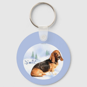 Noel Basset Hound Sleutelhanger