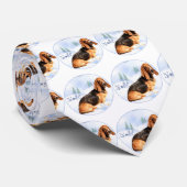 Noel Basset Hound Stropdas (Opgerold)