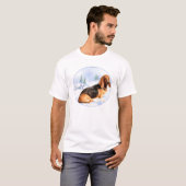 Noel Basset Hound T-shirt (Voorkant volledig)