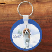 Noel Beagle Sleutelhanger (Voorkant)