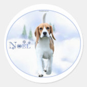 Noel Beagle Stickers (Voorkant)