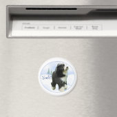 Noel Bearded Collie Magneet (Insitu (Vaatwasser))