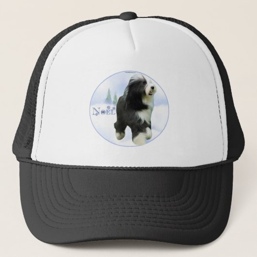 Noel Bearded Collie Trucker Pet (Voorkant)