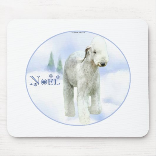 Noel Bedlington Terrier Muismat (Voorkant)