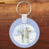 Noel Bedlington Terrier Sleutelhanger (Achterkant)