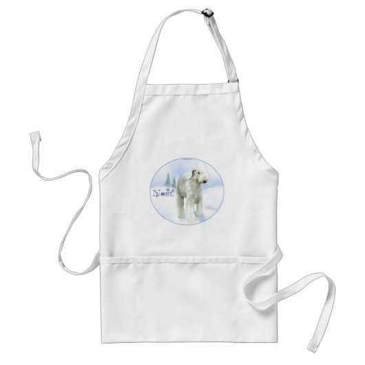 Noel Bedlington Terrier Standaard Schort (Voorkant)