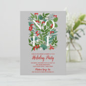 NOEL Berries Greenery kerstfeestjes (Staand voorkant)