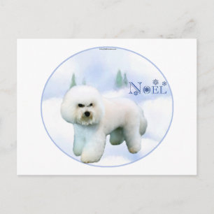 Noel Bichon Frise Feestdagenkaart