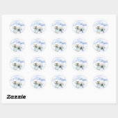 Noel Bichon Frise - Gepersonaliseerd Ronde Sticker (Vel)
