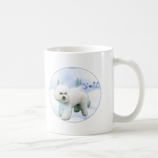 Noel Bichon Frise Koffiemok (Rechts)
