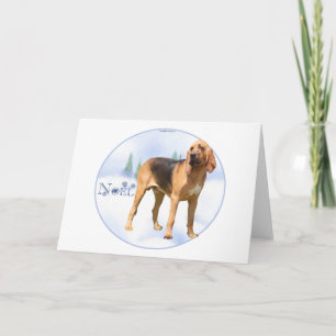 Noel Bloodhound Feestdagen Kaart