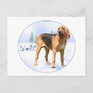 Noel Bloodhound Feestdagenkaart