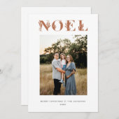 Noel Boho Religieus Kerstfeest Feestdagenkaart (Voorkant / Achterkant)