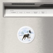 Noel Boston Terrier Magnet (Insitu (Vaatwasser))