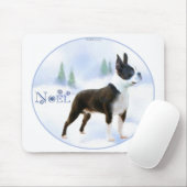 Noel Boston Terrier Mousepad Muismat (Met muis)