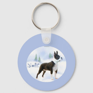 Noel Boston Terrier Sleutelhanger