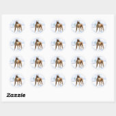 Noel Boxer Ronde Sticker (Vel)