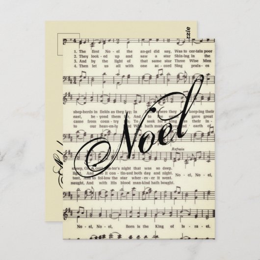 Noel Briefkaart (Voorkant / Achterkant)