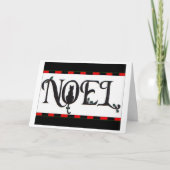 Noel Cat Christmas-Kaart Feestdagen Kaart (Voorkant)