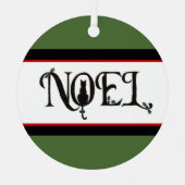 Noel Cat Photo Holiday Ornament (Voorkant)