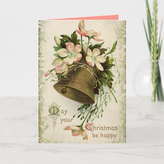 Noel Christmas Bell Kaart (Voorkant)