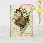 Noel Christmas Bell Kaart (Gele Bloem)