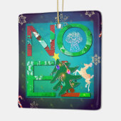 Noel Christmas + Foto Keramisch Ornament (Links)